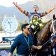 Подарочному венку досталось от Ирада Ортиса – жокея-победителя Breeders Cup Classic ВИНО РОССО