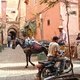 На улицах Марракеша. В XXI веке конный транспорт по-прежнему актуален