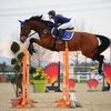 Наталья Белова на пьедестале почета на турнире CSI3* в Австрии