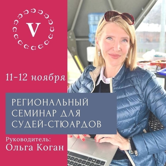 В ноябре в Московском конном клубе Вольт пройдет семинар для судей-стюардов✨