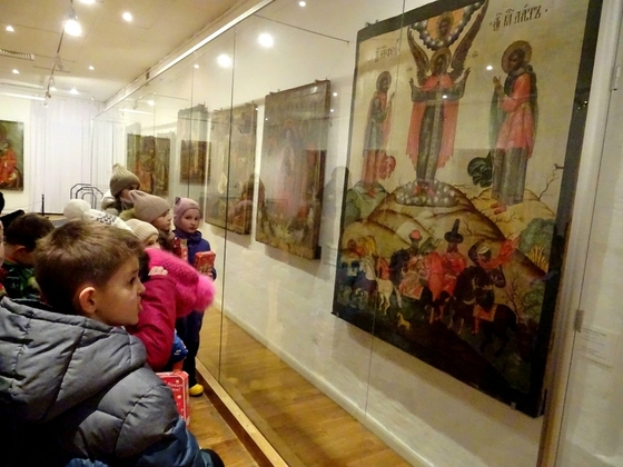 Рекордный «табун» нашли на древней иконе XVII века