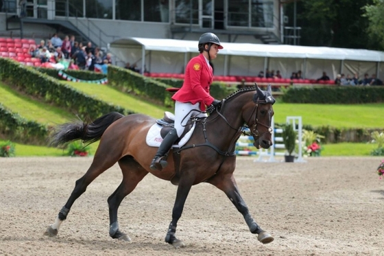 Сергей Хомашко и Стефания Бузыканова в призах в Испании