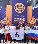 Российские всадники на Всемирных играх кочевников