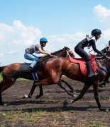 Мордовия. Сабантуй. Скачки